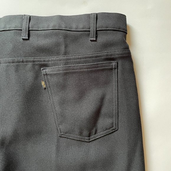 Levis 517 Jeans Mens Size 42 x 32 Gray Bootcut Black Tab Stretch Creased Vintage - Picture 6 of 9